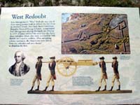 Click to enlarge photo of Sign at Fort Montgomery West Redoubt.