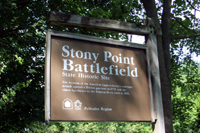 Click to enlarge photo of Stony Point Entrance sign
